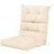 Tufted Outdoor Patio Chair Seating Pad with 4 Attached String Ties